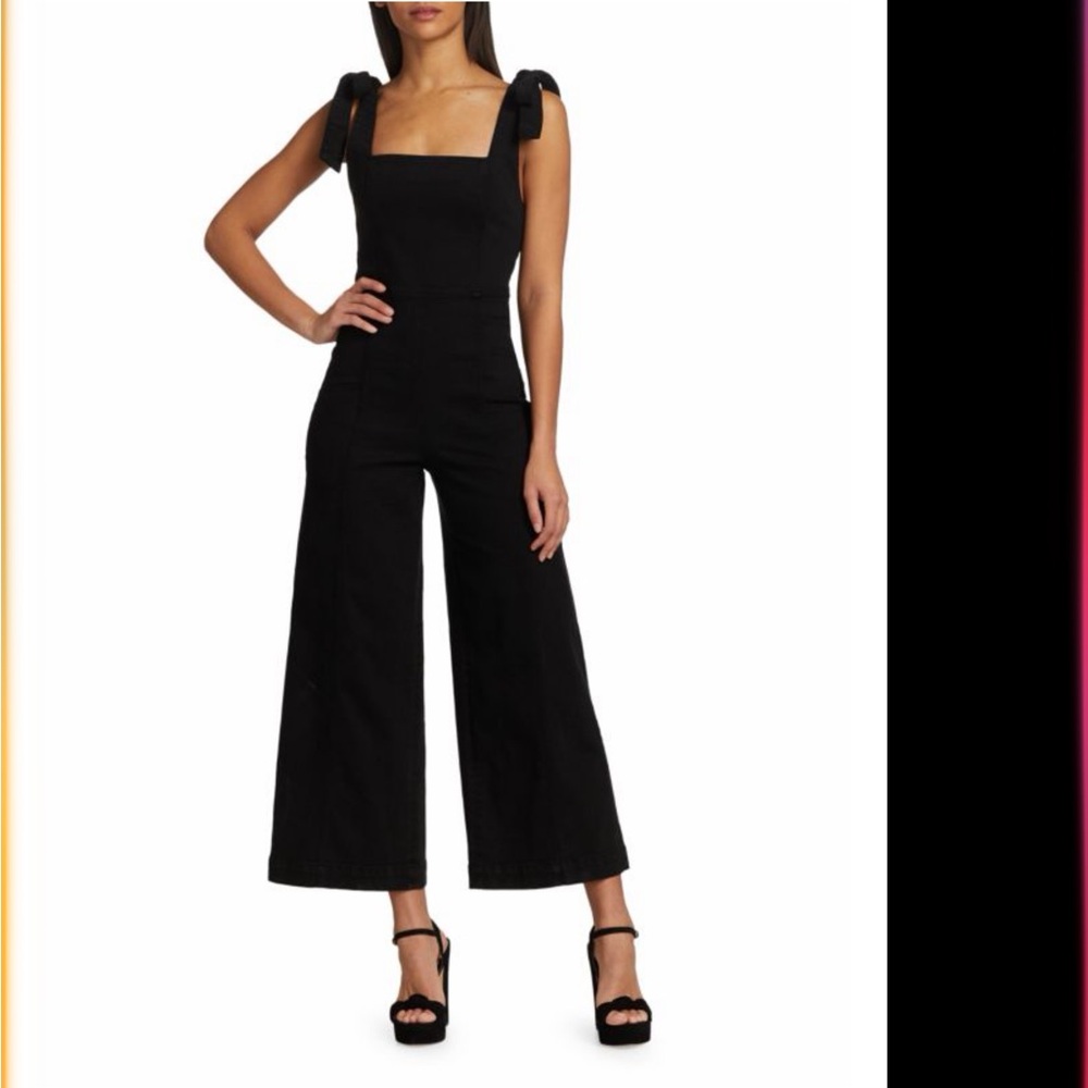 Alice + Olivia Black Kinley Gaucho jumpsuit 29